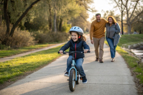 Как научить ребенка кататься на велосипеде: пошаговая методика от профессионалов Как научить ребенка кататься на велосипеде: пошаговая методика от профессионалов